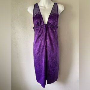Vintage Victoria's Secret Purple Lingerie dress